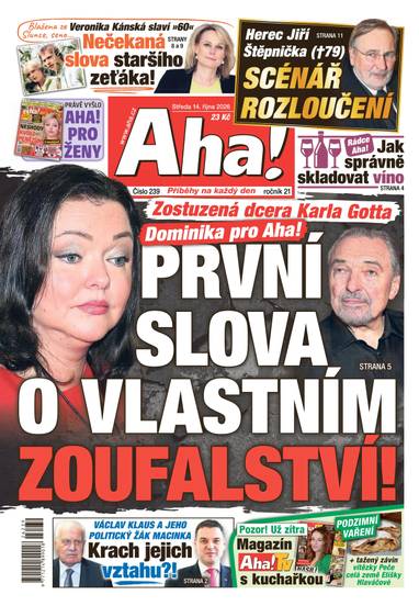 Aha! - 14.10.2026 - CZECH NEWS CENTER a. s.