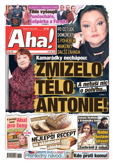 Aha! - 16.10.2026 - CZECH NEWS CENTER a. s.