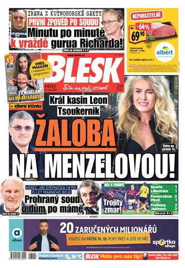 BLESK - 16.10.2026 - CZECH NEWS CENTER a. s.