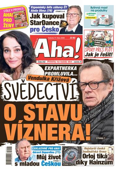 Aha! - 17.10.2026 - CZECH NEWS CENTER a. s.