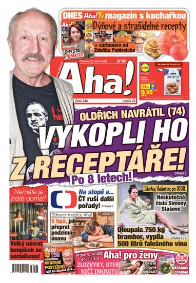 Aha! - 22.10.2026 - CZECH NEWS CENTER a. s.