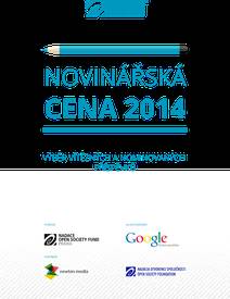 Obálka Novinářská cena 2014