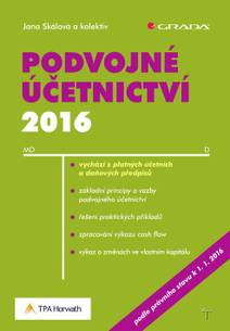 Obálka Podvojné účetnictví 2016