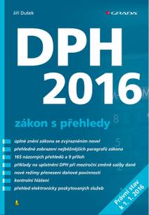 Obálka DPH 2016 - zákon s přehledy