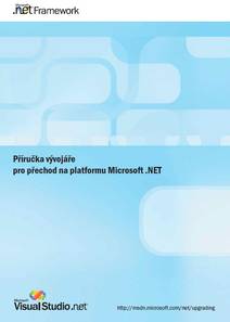 Obálka Příručka vývojáře pro přechod na platformu Microsoft .NET