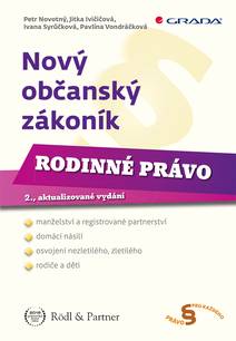 Obálka Nový občanský zákoník - Rodinné právo
