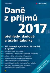 Obálka Daně z příjmů 2017