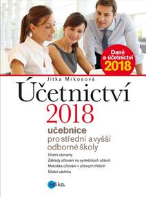 Obálka Účetnictví 2018, učebnice pro SŠ a VOŠ