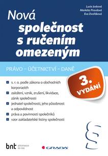 Obálka Nová společnost s ručením omezeným - 3. vydání