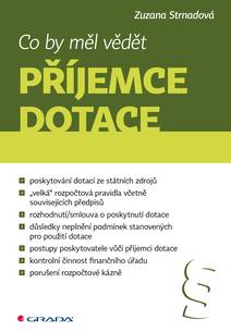 Obálka Co by měl vědět příjemce dotace