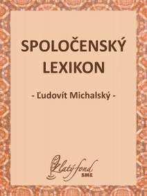 Obálka Spoločenský lexikon