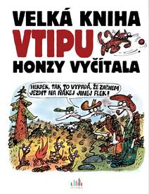 Obálka Velká kniha vtipu Honzy Vyčítala