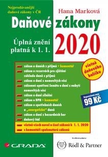 Obálka Daňové zákony 2020