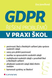 Obálka GDPR - Řešení problémů v praxi škol