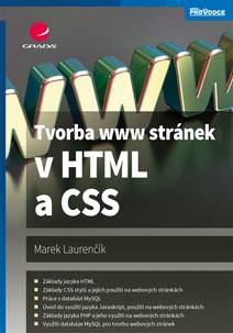 Obálka Tvorba www stránek v HTML a CSS