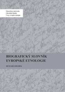 Obálka Biografický slovník evropské etnologie