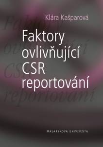 Obálka Faktory ovlivňující CSR reportování