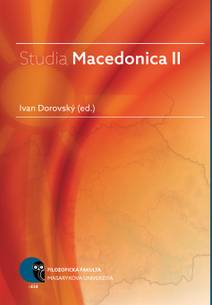 Obálka Studia macedonica II