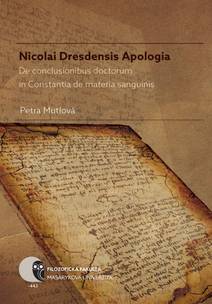 Obálka Nicolai Dresdensis Apologia