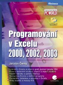 Obálka Programování v Excelu 2000, 2002, 2003
