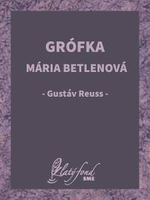 Obálka Grófka Mária Betlenová