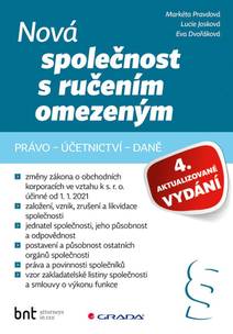 Obálka Nová společnost s ručením omezeným - 4. aktualizované vydání