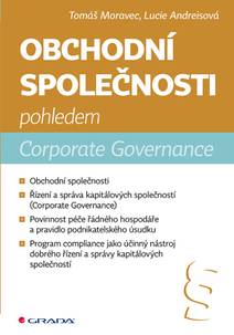 Obálka Obchodní společnosti pohledem Corporate Governance