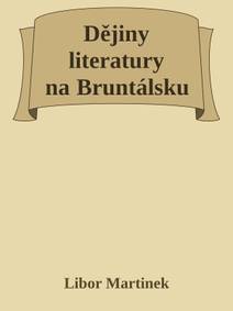 Obálka Dějiny literatury na Bruntálsku
