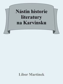 Obálka Nástin historie literatury na Karvinsku