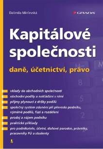 Obálka Kapitálové společnosti - daně, účetnictví, právo