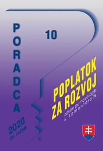 Obálka Poradca 10/2020 – Zákon o miestnom poplatku za rozvoj s komentárom