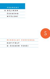 Obálka Kapitoly o českém verši