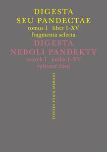 Obálka Digesta seu Pandectae / Digesta neboli Pandekty