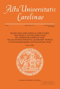 Obálka AUC MEDICA - MONOGRAPHIA