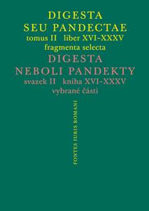 Obálka Digesta seu Pandectae II / Digesta neboli Pandekty II