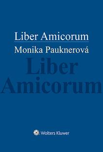 Obálka Liber Amicorum Monika Pauknerová