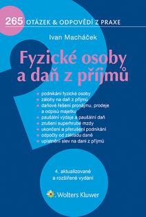 Obálka Fyzické osoby a daň z příjmů, 4. aktualizované a rozšířené vydání