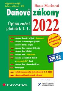 Obálka Daňové zákony 2022