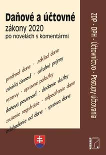 Obálka Daňové zákony 2020 s komentárom