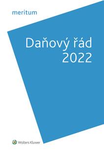 Obálka meritum Daňový řád 2022