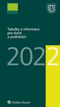 Obálka Tabulky a informace pro daně a podnikání 2022