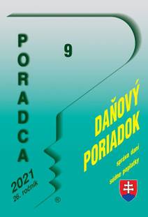 Obálka Poradca 9/2021 - Daňový poriadok s komentárom
