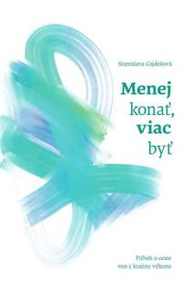 Obálka Menej konať, viac byť