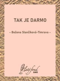 Obálka Tak je darmo