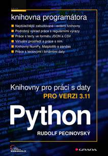 Obálka Python - knihovny pro práci s daty