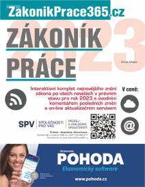 Obálka Zákoník práce 2023 s komentářem změn