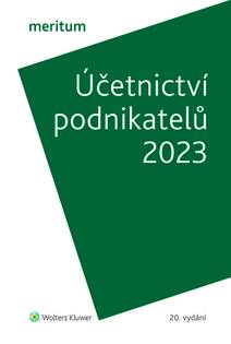 Obálka meritum Účetnictví podnikatelů 2023