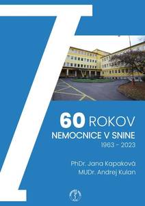 Obálka 60 rokov nemocnice v Snine, 1963 – 2023