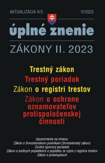 Obálka Aktualizácia II/3 - Trestný zákon a Trestný poriadok