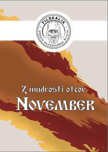 Obálka Z múdrosti otcov – November
